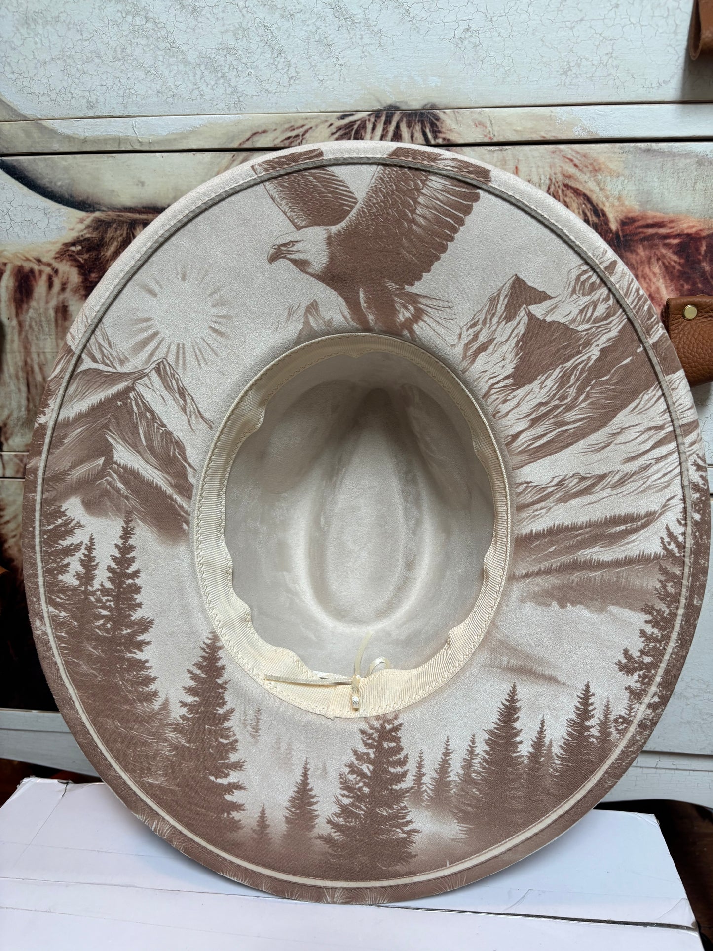 Eagle Eye -wide brim fedora hat