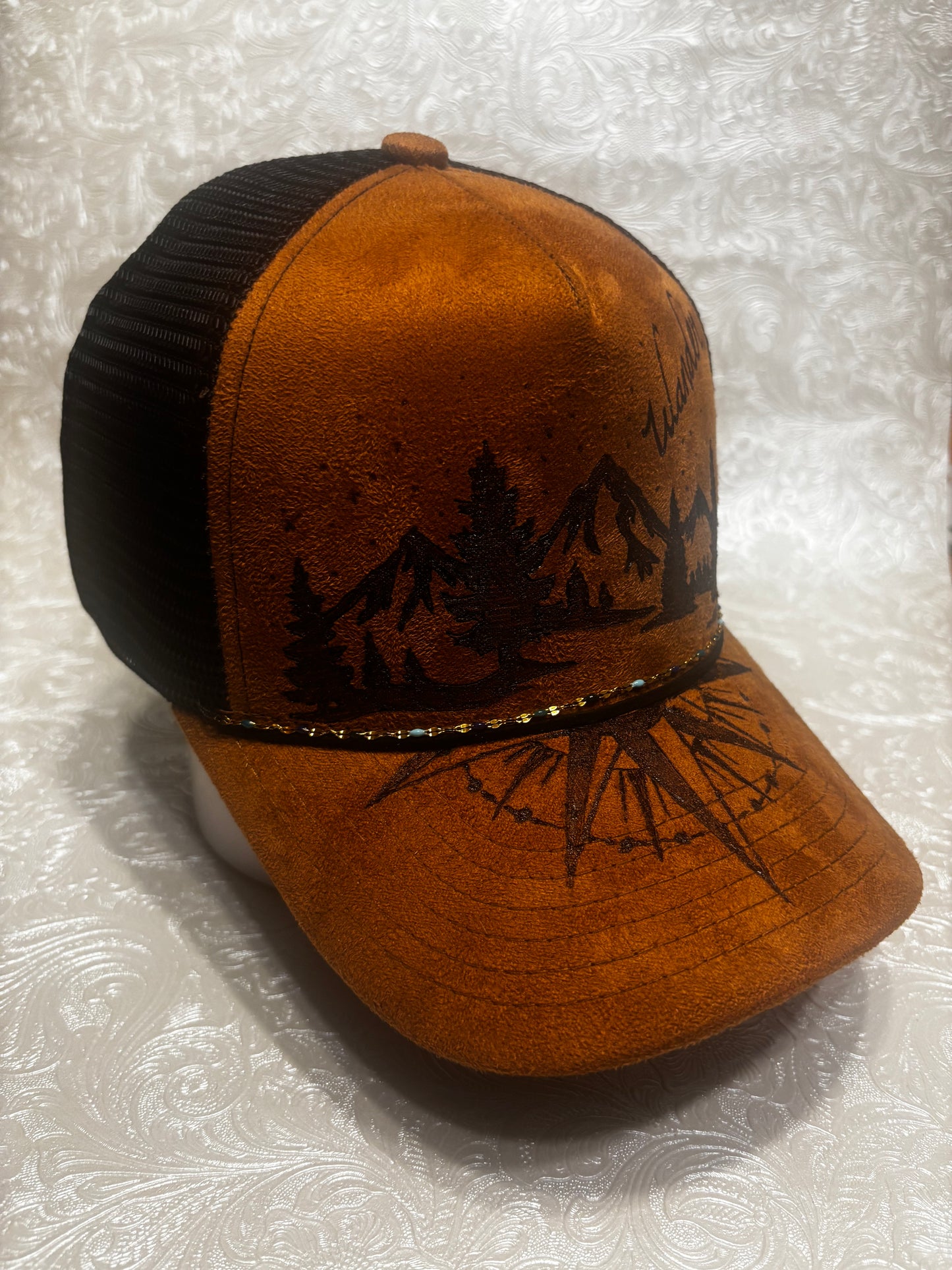 Wander - 2 Tone Suede Trucker Hat