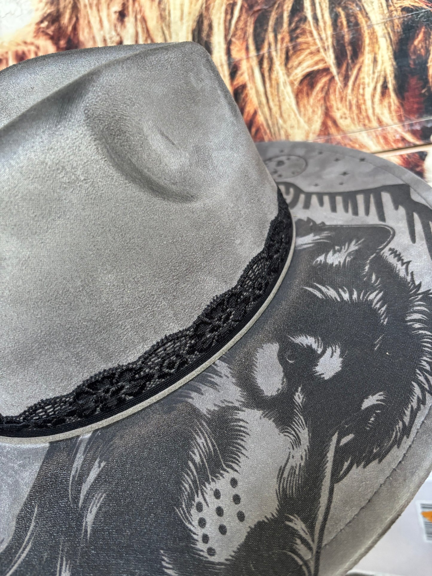 Full Moon Dreamer- wide brim fedora hat