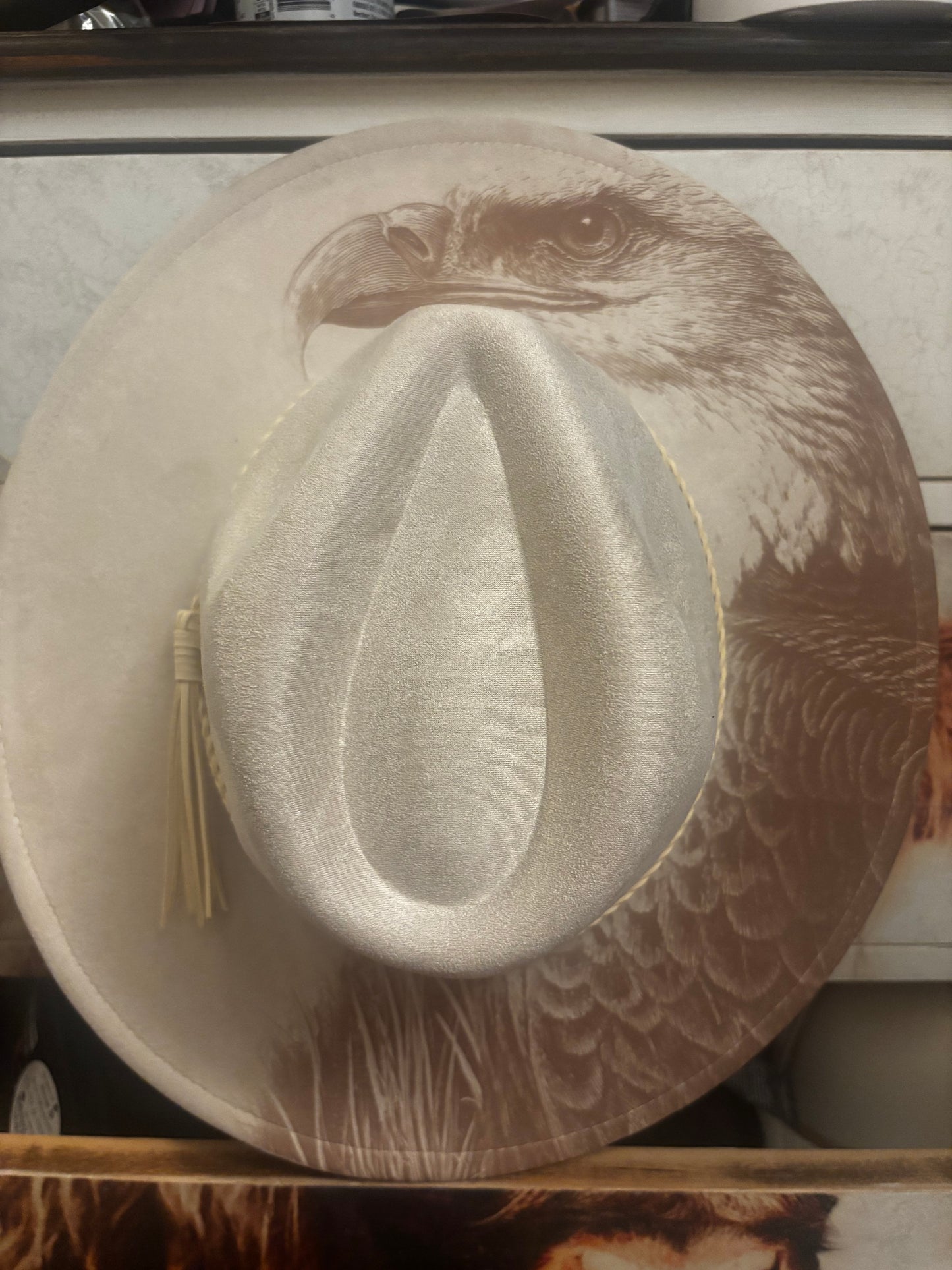 Eagle Eye -wide brim fedora hat