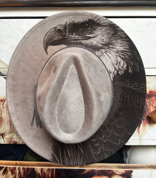 Eagle Eye -wide brim fedora hat
