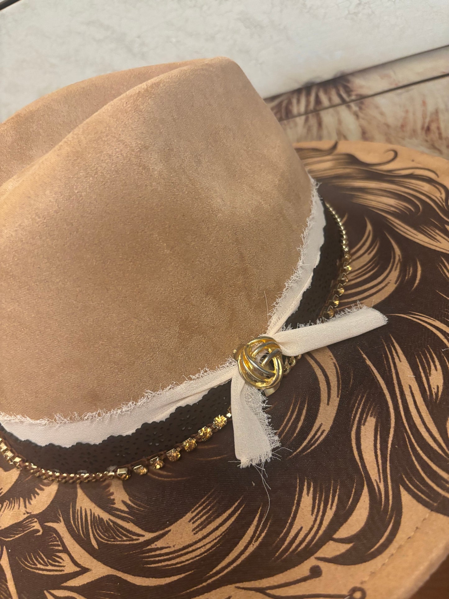 Fire Horse- wide brim fedora hat