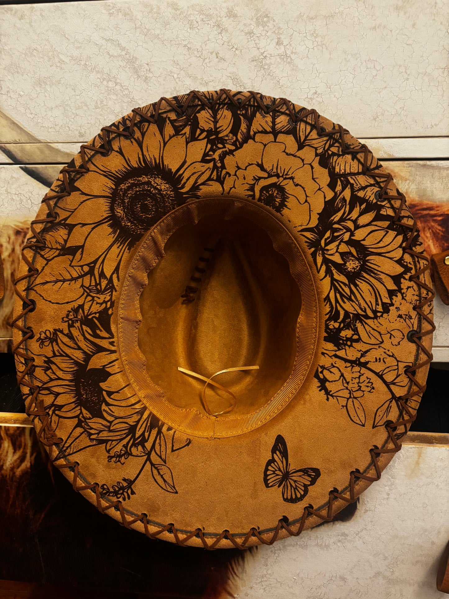 Love Her But Leave Her Wild (V8) - wide brim fedora hat