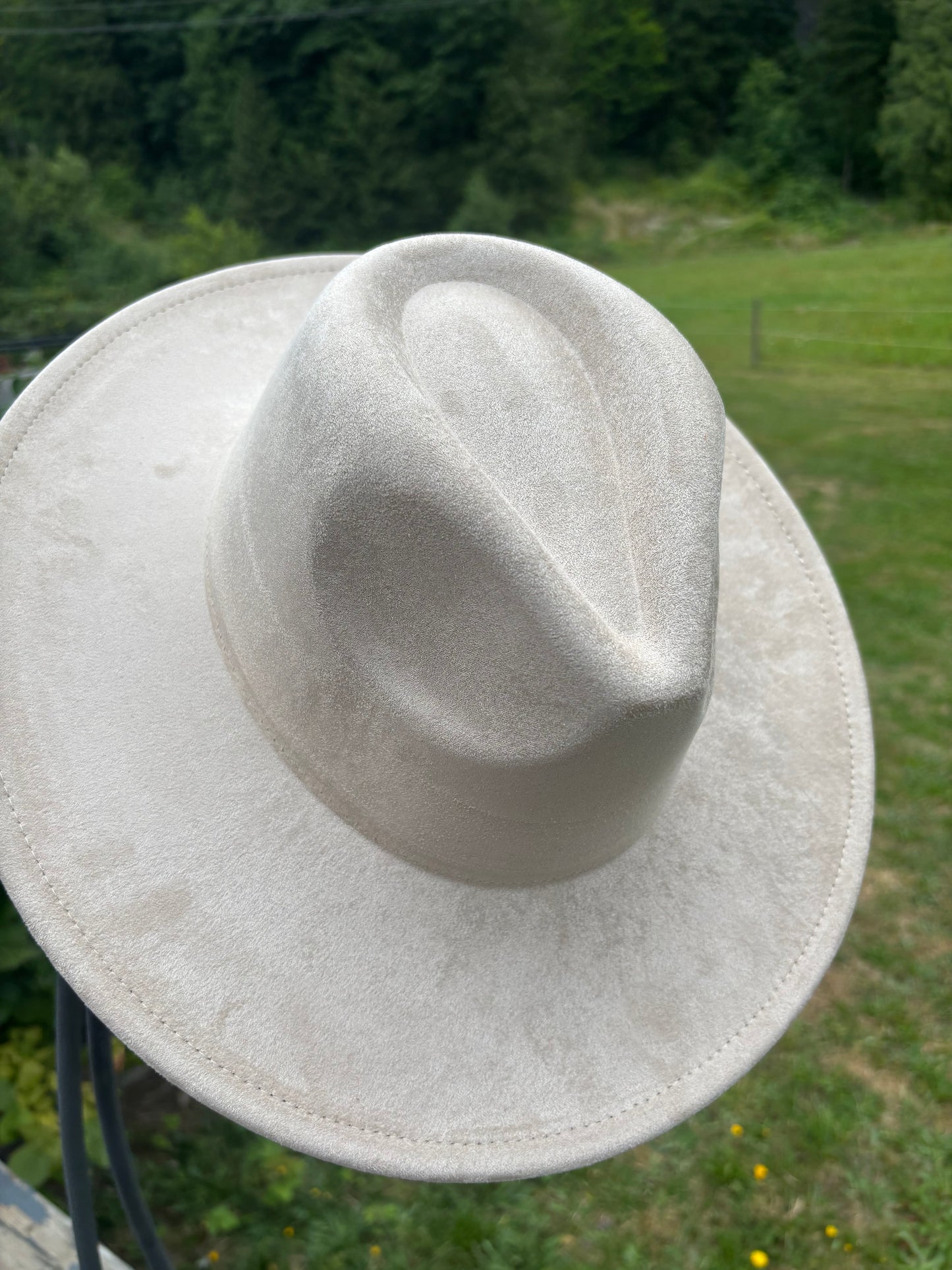 Custom Design - wide brim fedora hat