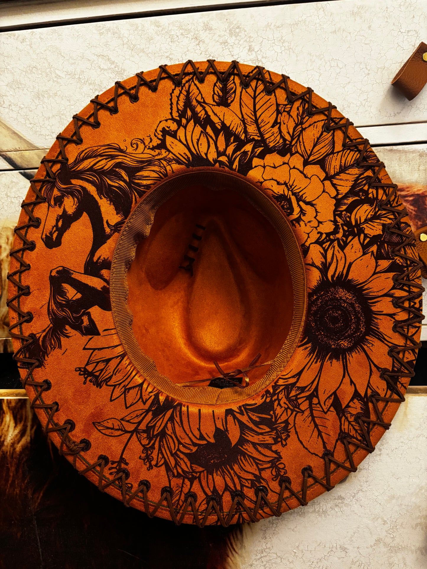 Love Her But Leave Her Wild (V3) - wide brim fedora hat