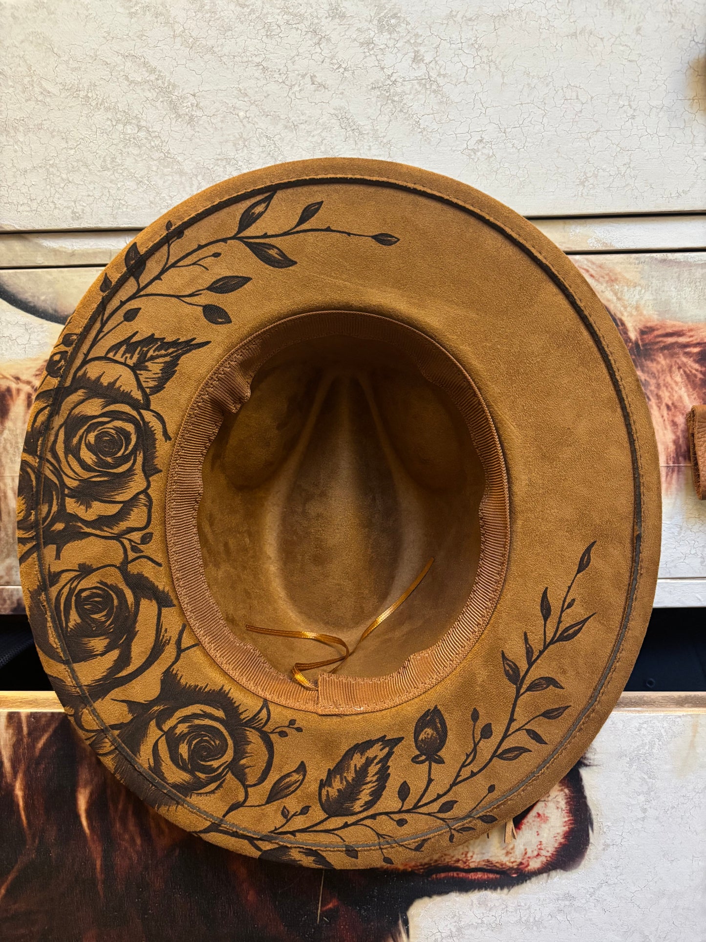 Floral Dream -Youth short brim fedora hat