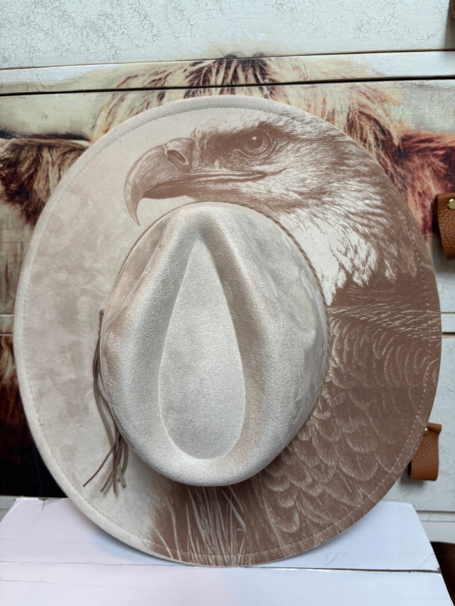 Eagle Eye -wide brim fedora hat