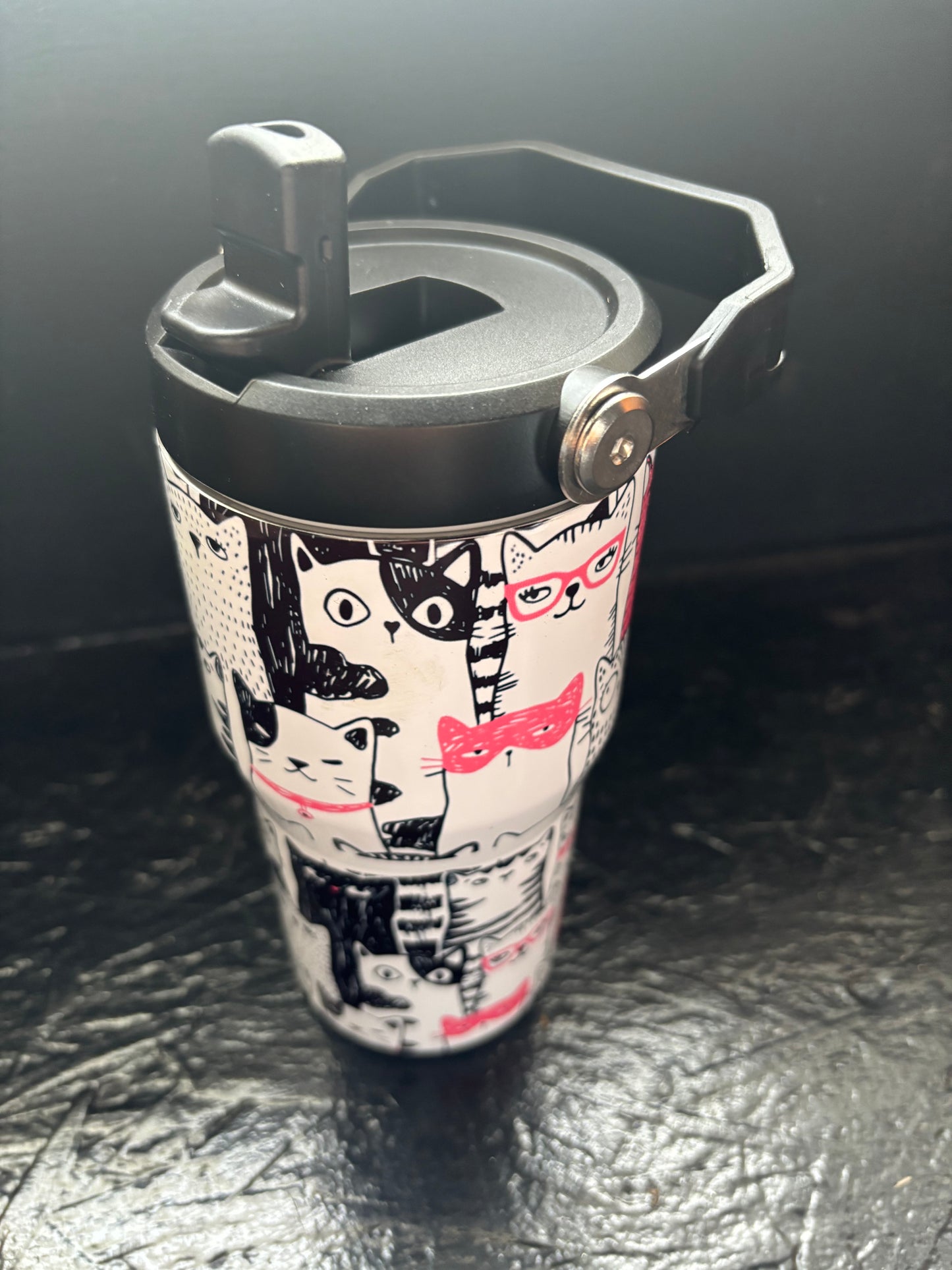 Cheeky Cats- 20oz flip top Waterbottle