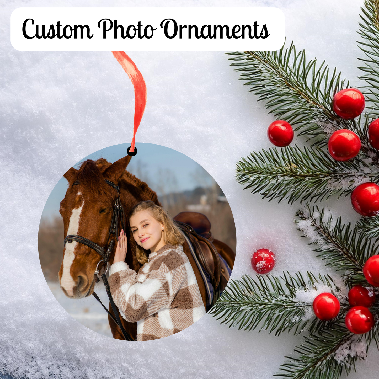 Custom Photo Ornaments