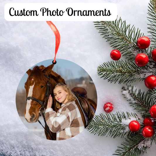 Custom Photo Ornaments
