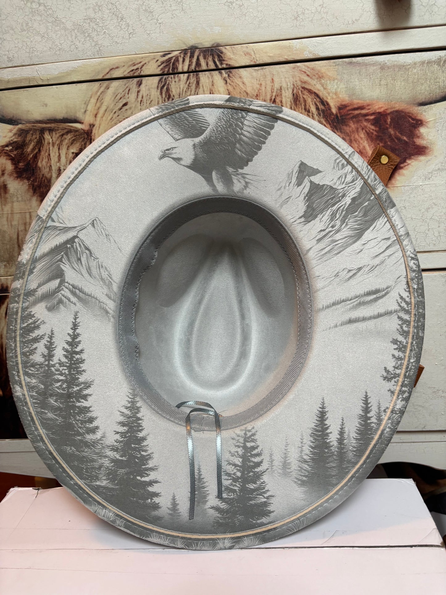 Eagle Eye -wide brim fedora hat