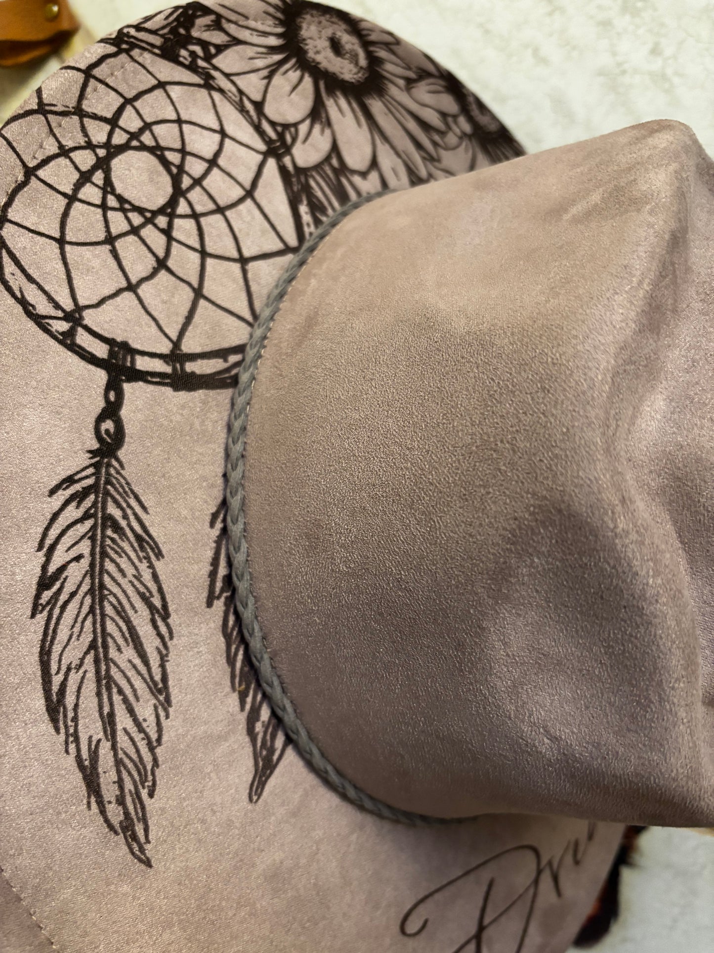 Dreamer- arrow head wide brim fedora hat