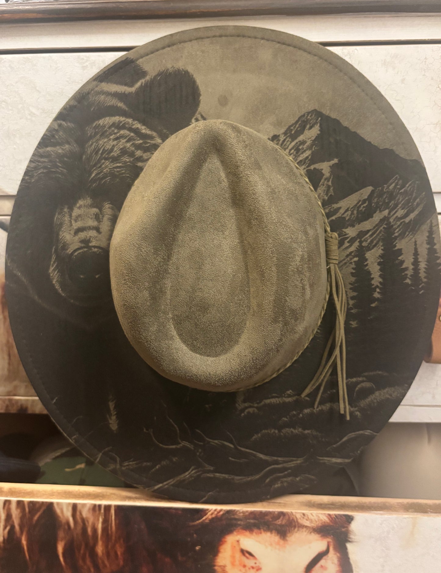 Adventure Awaits -wide brim fedora hat