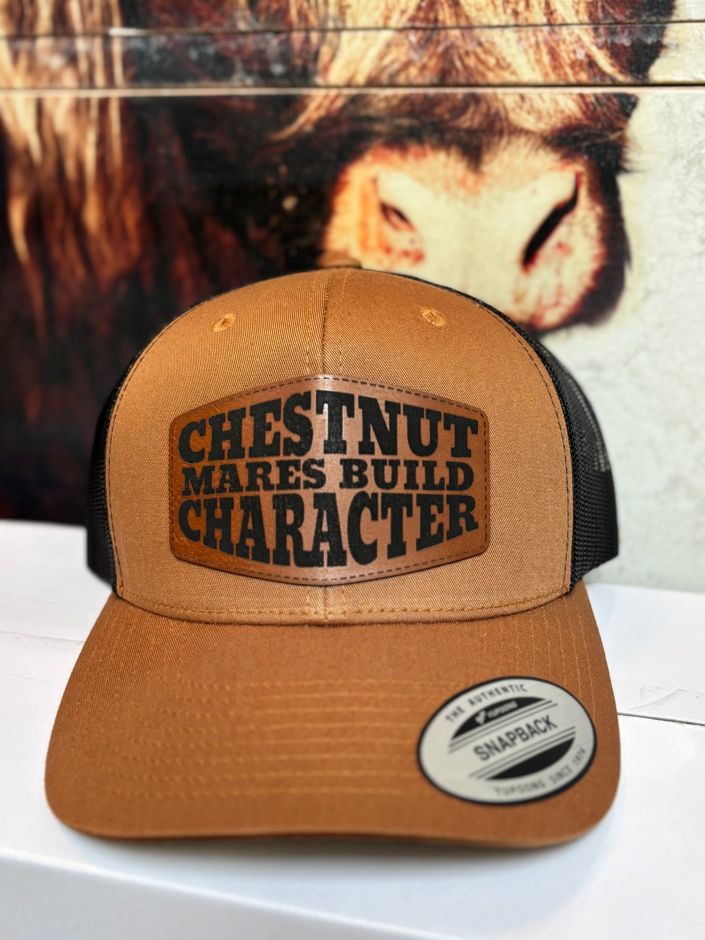 Chestnut Mares Build Character - Snapback Low Profile Hat