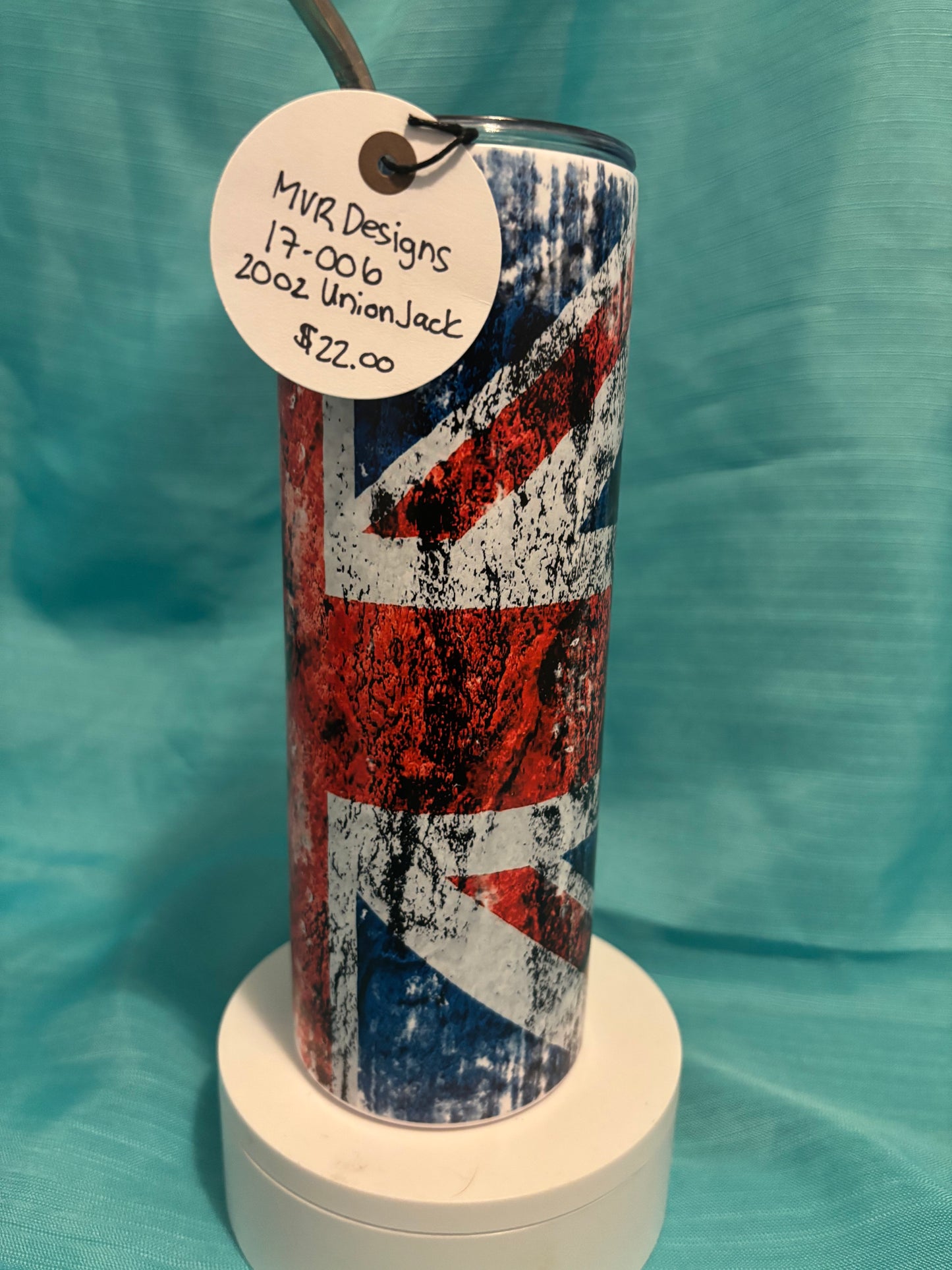 Distressed Union Jack 20oz Tumbler