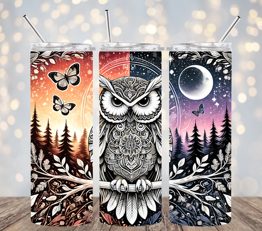 Owl day/night - 20ozTumbler