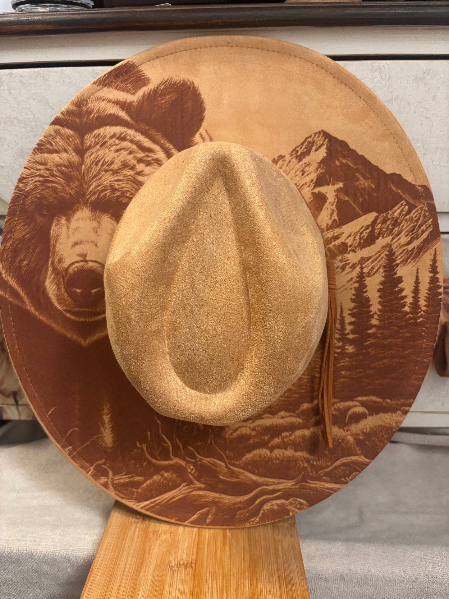 Adventure Awaits -wide brim fedora hat