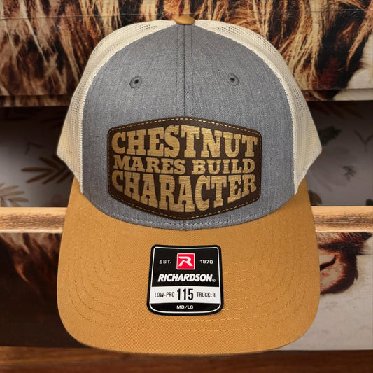 Chestnut Mares Build Character - Snapback Low Profile Hat
