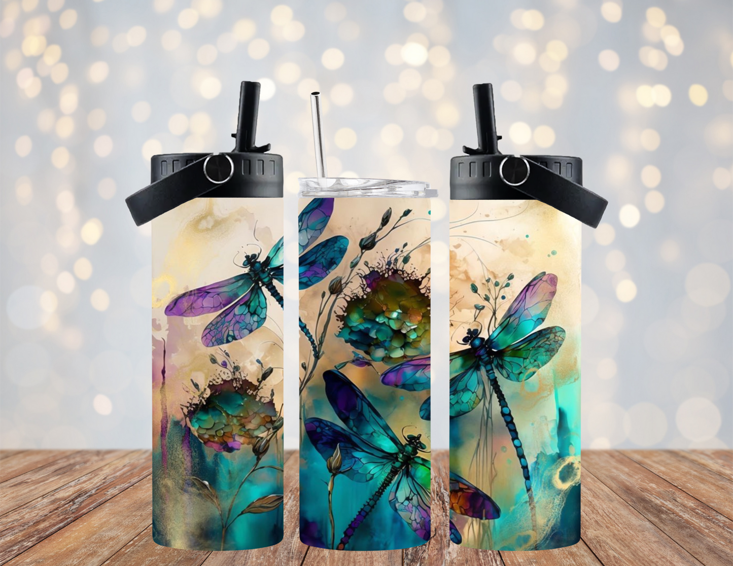 Dragonfly - 20oz Dual Lid Tumbler
