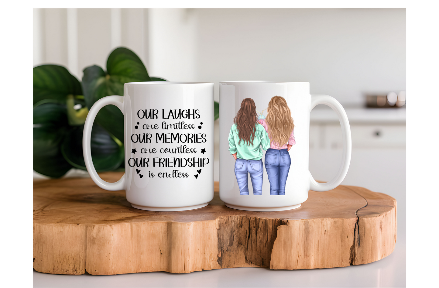 15oz Ceramic Mug - Best Friends