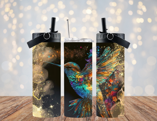 Hummingbird Bird - 20oz Dual Lid Tumbler