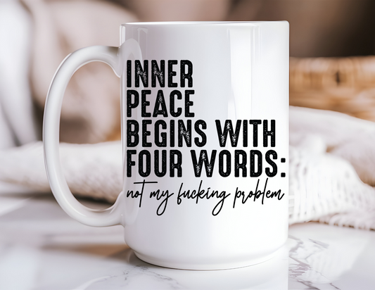 15oz Ceramic Mug -Inner Peace #2