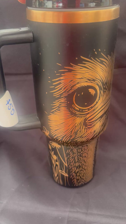 Ostriches- 40oz engraved tumbler