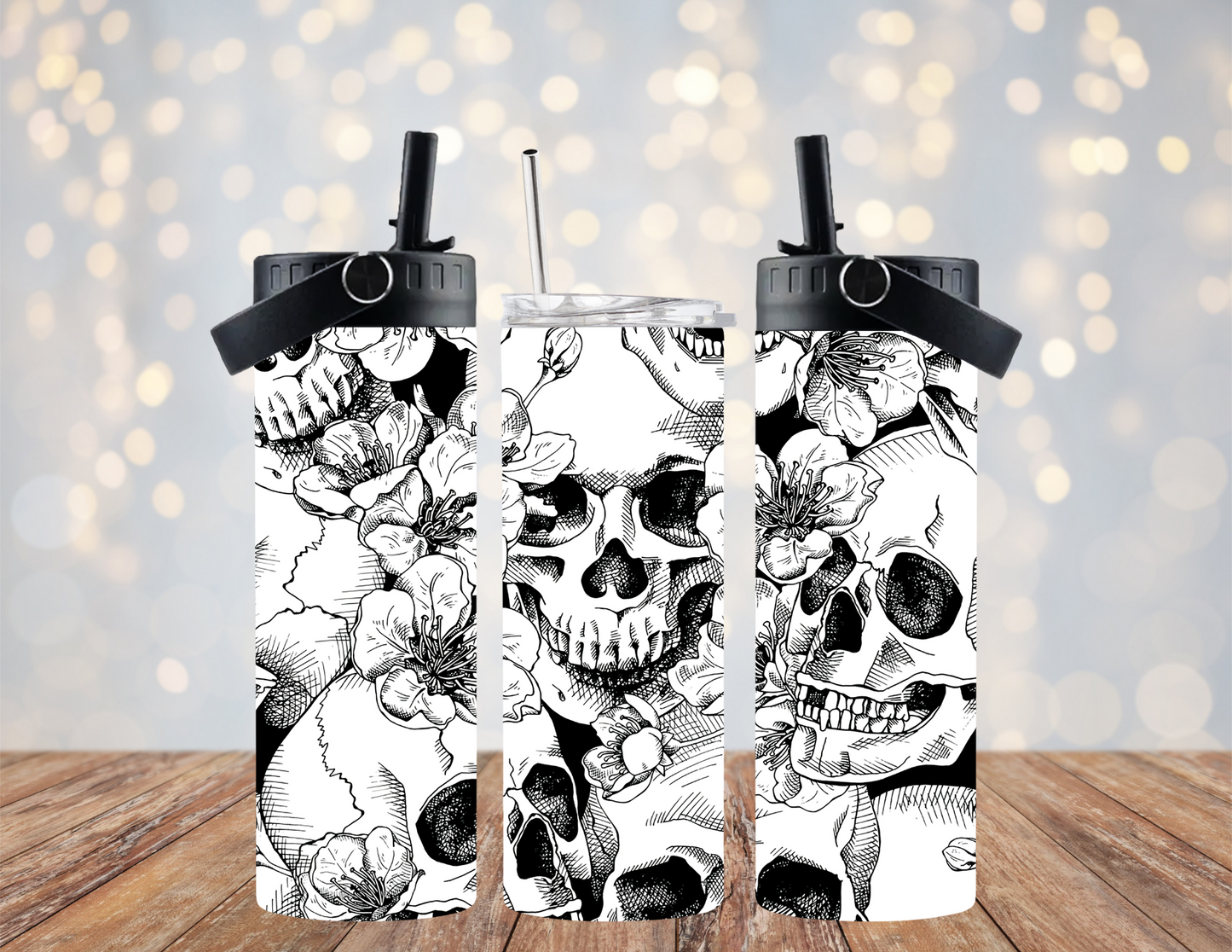 Skulls - 20oz Dual Lid Tumbler